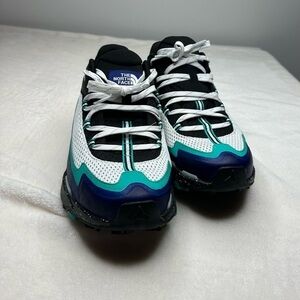 The North Face Black and Teal Sneakers